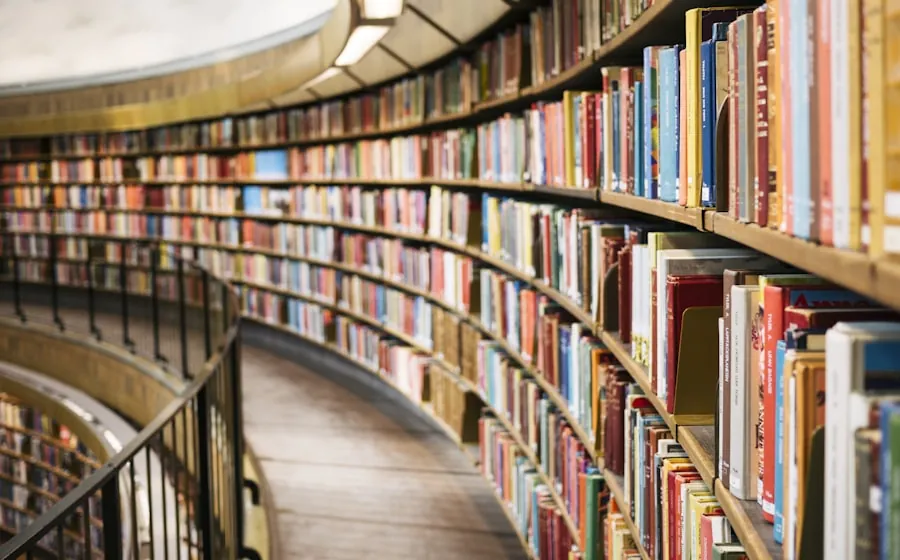 Shelves of intellectual-property law reference books